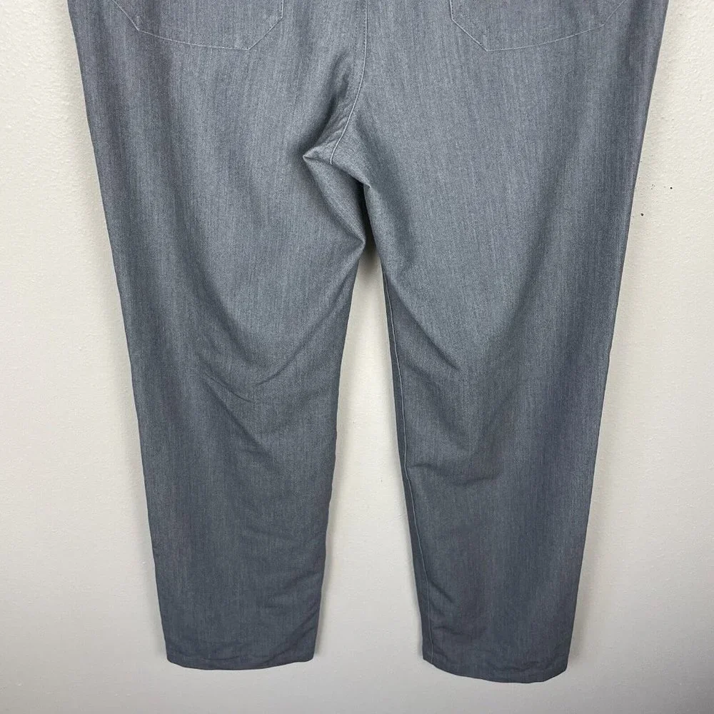 Figs Pisco Scrub Pants Mens XS Graphite Grey Elastic Waist Drawstring Pockets